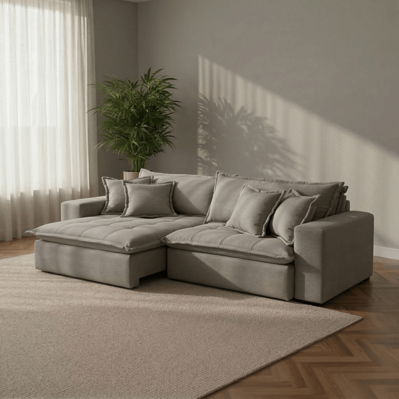 Sofá Croácia Retrátil - L328 - 220 cm