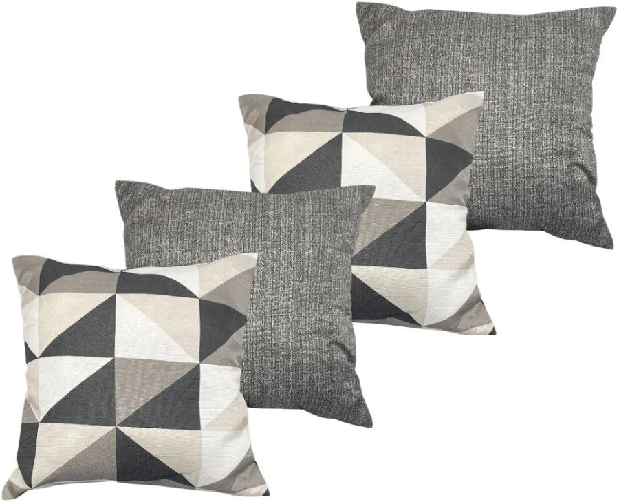 Kit Com 4 Almofadas Cheias Decorativas
